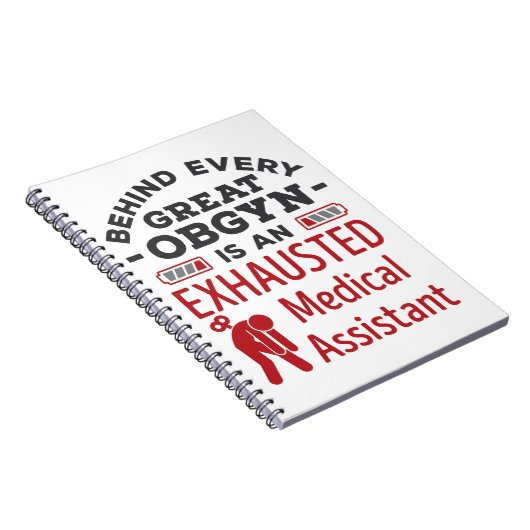 Achter de geweldige OBGYN-assistent Notitieboek (Rechterzijde)