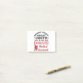 Achter de geweldige OBGYN-assistent Post-it® Notes (Op bureau)