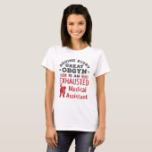 Achter de geweldige OBGYN-assistent T-shirt (Voorkant volledig)