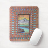 Achter de houttekeningen muismat (Met muis)