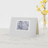 Achter de klouds Seizoenen begroeten Kaart (Gele Bloem)