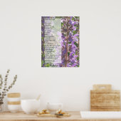 achter de lupine ogen poster (Keuken)