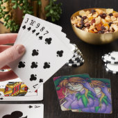 Achter de maskerspeelkaarten pokerkaarten (Insitu)