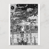 Achter de muren briefkaart (Voorkant)