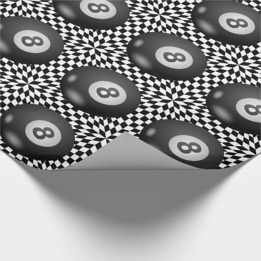 Achter de Mystical Eight Ball Cadeaupapier (Hoek)