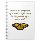 Achter de perfectie notitieboek (Voorkant)