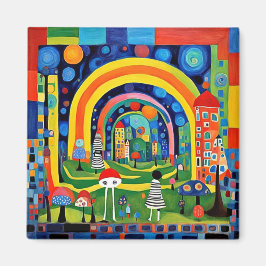 Achter de Regenboog Magneet
