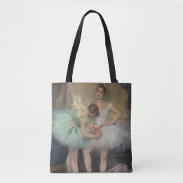 Achter de schermen van het ballet tote bag