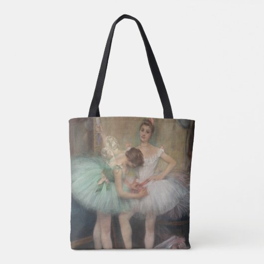 Achter de schermen van het ballet tote bag (Achterkant)