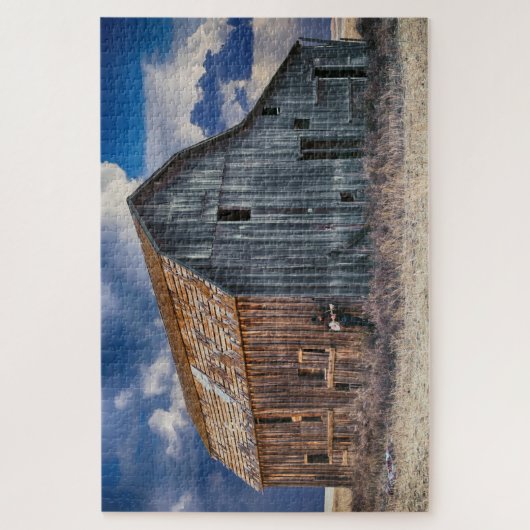 achter de schuurpuzzel legpuzzel (Verticaal)