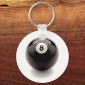Achter de sleutelketen met acht kogelbiljarten met sleutelhanger (Voorkant)