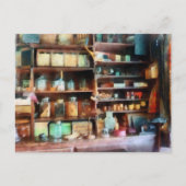 Achter de Teller bij de Algemene Opslag Briefkaart (Voorkant)