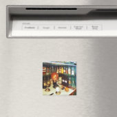 Achter de teller bij de Drugstore Magneet (Insitu (Vaatwasser))