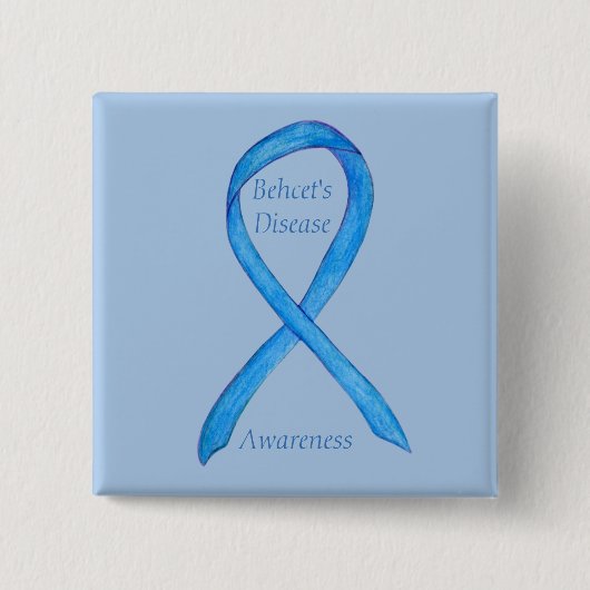 Achter de ziektesymptomen van Achter de aangepaste Vierkante Button 5,1 Cm (Voorkant)