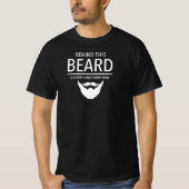 Achter deze baard zit een heel handig Man T-shirt (Voorkant)
