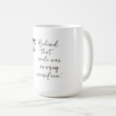 Achter die glimlach koffiemok (Voorkant rechts)