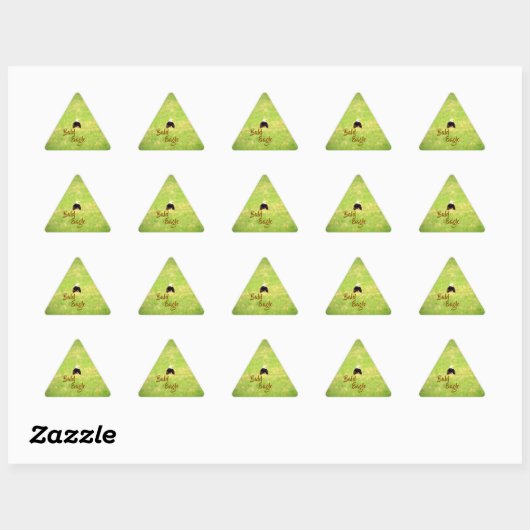 Achter een stickers van een Amerikaanse zeearend (Vel)