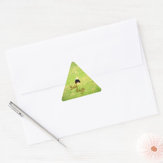 Achter een stickers van een Amerikaanse zeearend (Envelop)