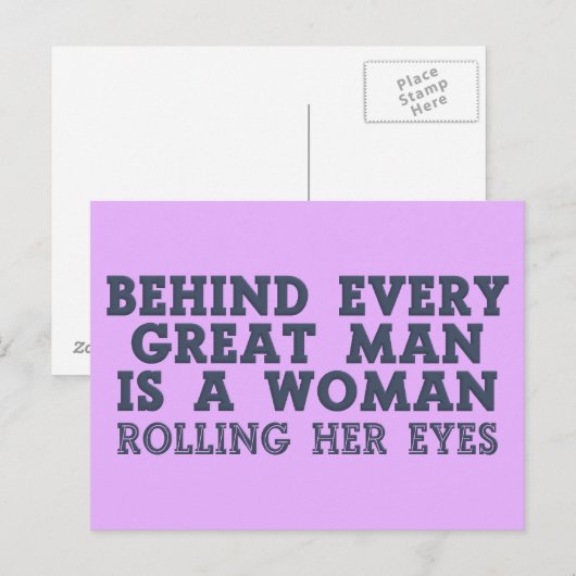 Achter Elk briefkaart van de de douanekleur van he (Voorkant / Achterkant)