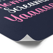 Achter elk citaat van de Dope Woman Poster (Hoek)