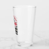 Achter elk fantastisch Gezegde voor grappige Bridg Glas (Links)