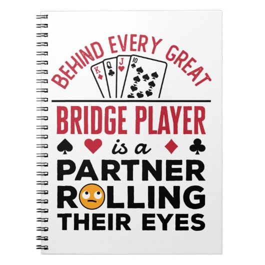 Achter elk fantastisch Gezegde voor grappige Bridg Notitieboek (Voorkant)