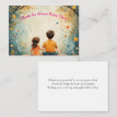 Achter elk geweldig kind staat een nog geweldigere notitiekaartje (Voorkant / Achterkant)