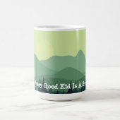 Achter elk goed kind zit een geweldige moeder koffiemok (Center)