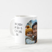 Achter elk groot kind zit een vader zoals jij koffiemok (Voorkant links)