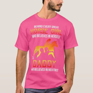 Achter elk groot paardenmeisje dat gelooft dat het t-shirt