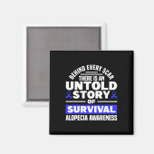 Achter elk litteken Untold Story Support Alopecia Magneet (Voorkant / Achterkant)