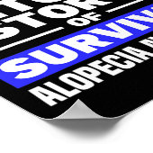 Achter elk litteken Untold Story Support Alopecia Poster (Hoek)