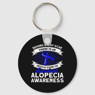 Achter elk litteken Untold Story Support Alopecia  Sleutelhanger