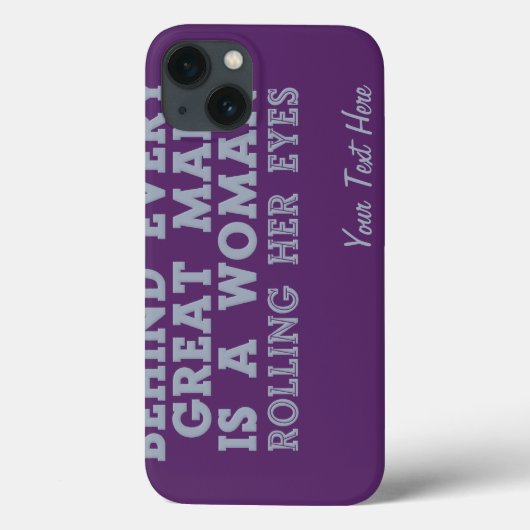 Achter elk Man aangepaste iPad-draagtas Case-Mate iPhone Case (Achterkant)