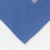 Achter elk Man, aangepaste kleur en naam Fleece Deken (Hoek)