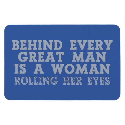 Achter elk Man aangepaste kleurenmagneet Magneet (Horizontaal)