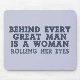 Achter Elk Man aangepaste mousepad Muismat