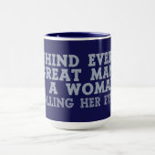 Achter Elk Man mokken - kies stijl (Midden)