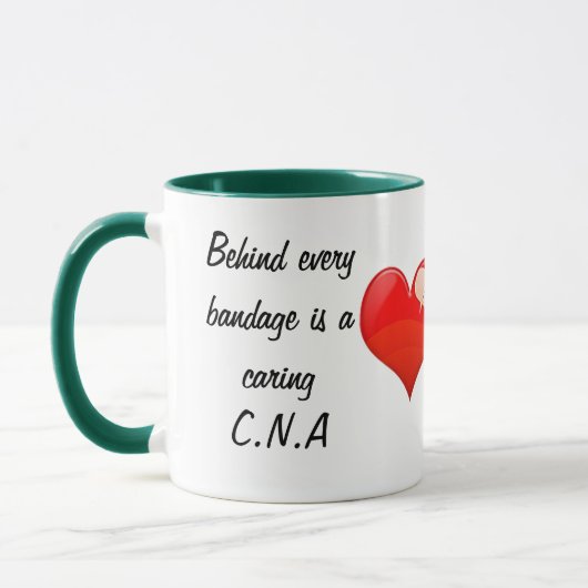 Achter elk verband mok (Links)