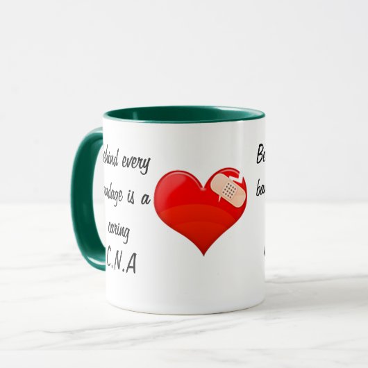 Achter elk verband mok (Voorkant links)