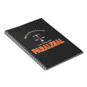 Achter Elke advocaat is een uitgeput paralegal Notitieboek (Rechterzijde)