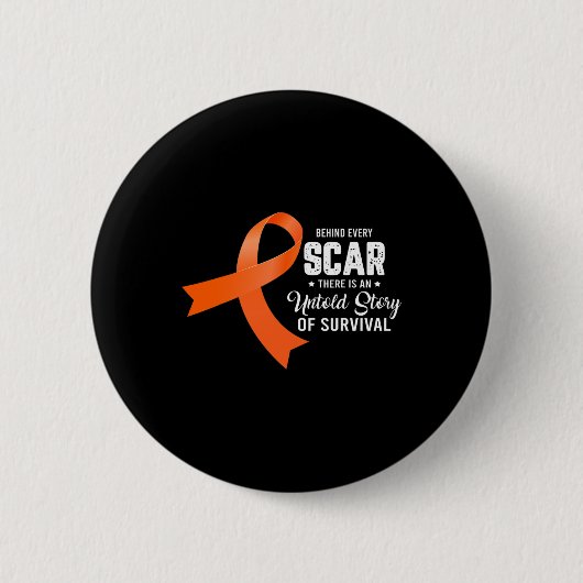 Achter elke auto die ongekend overlevingsleukemie  ronde button 5,7 cm (Voorkant)