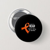 Achter elke auto die ongekend overlevingsleukemie  ronde button 5,7 cm (Voorkant /achterkant)