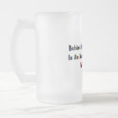 Achter elke brickwall zit.. matglas bierpul (Links)