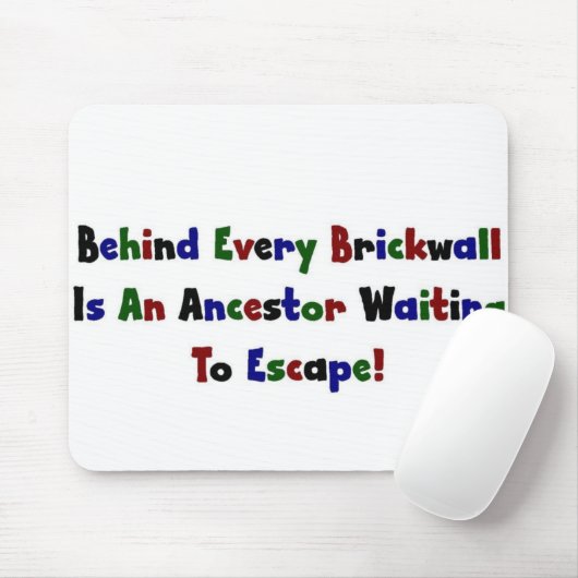 Achter elke brickwall zit.. muismat (Met muis)