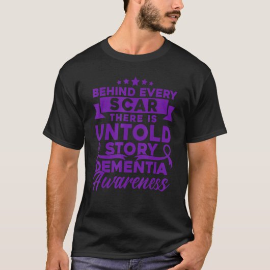 Achter elke dementie van de auto t-shirt (Voorkant)
