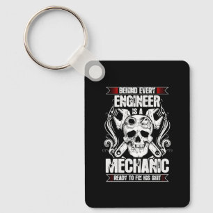 Achter elke engineer - Mechanisch Sleutelhanger