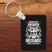 Achter elke engineer - Mechanisch Sleutelhanger (Voorkant)