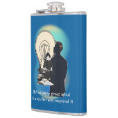 Achter elke grote geest zit een leraar die inspire heupfles (Links)