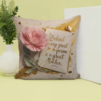 Achter elke grote persoon is geweldig Sierkussen